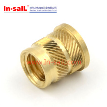 China Fastener Supplier M6 Brass Insert Nut para ABS